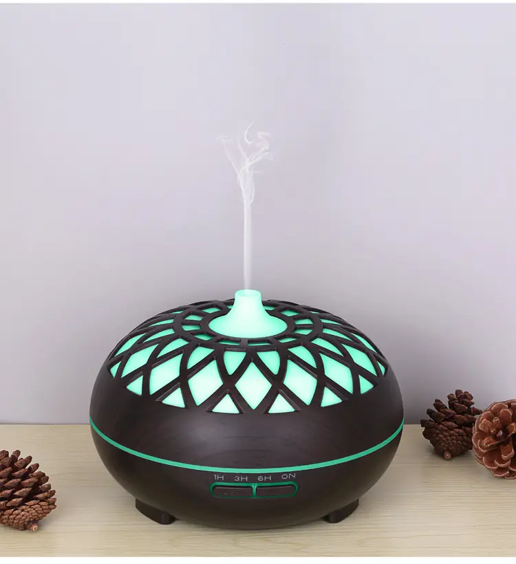 Hollow Wood Air Humidifier and Essential Oil Diffuser