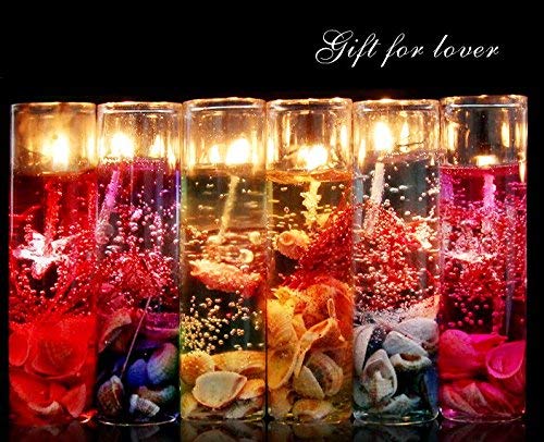 Lilone Lipstick / Pencil Decorative Gel Candle (Set of 12 PC)
