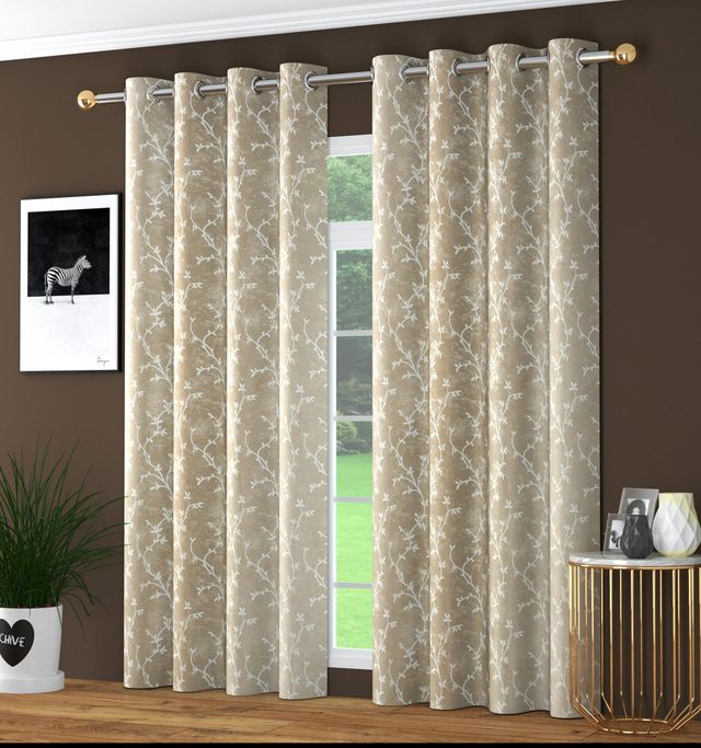 La Elite Room Darkening Polyester Window Curtains