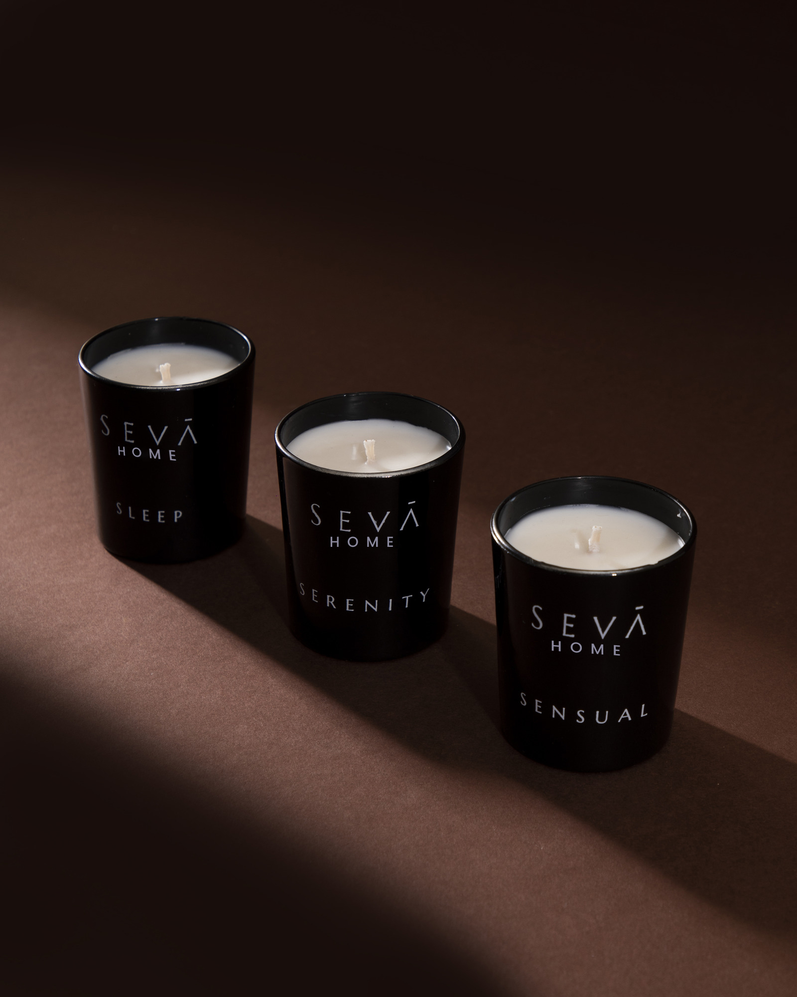 The Vibes – Set of 3 Small Candles | Sleep, Sensual & Serenity Aromatherapy Collection