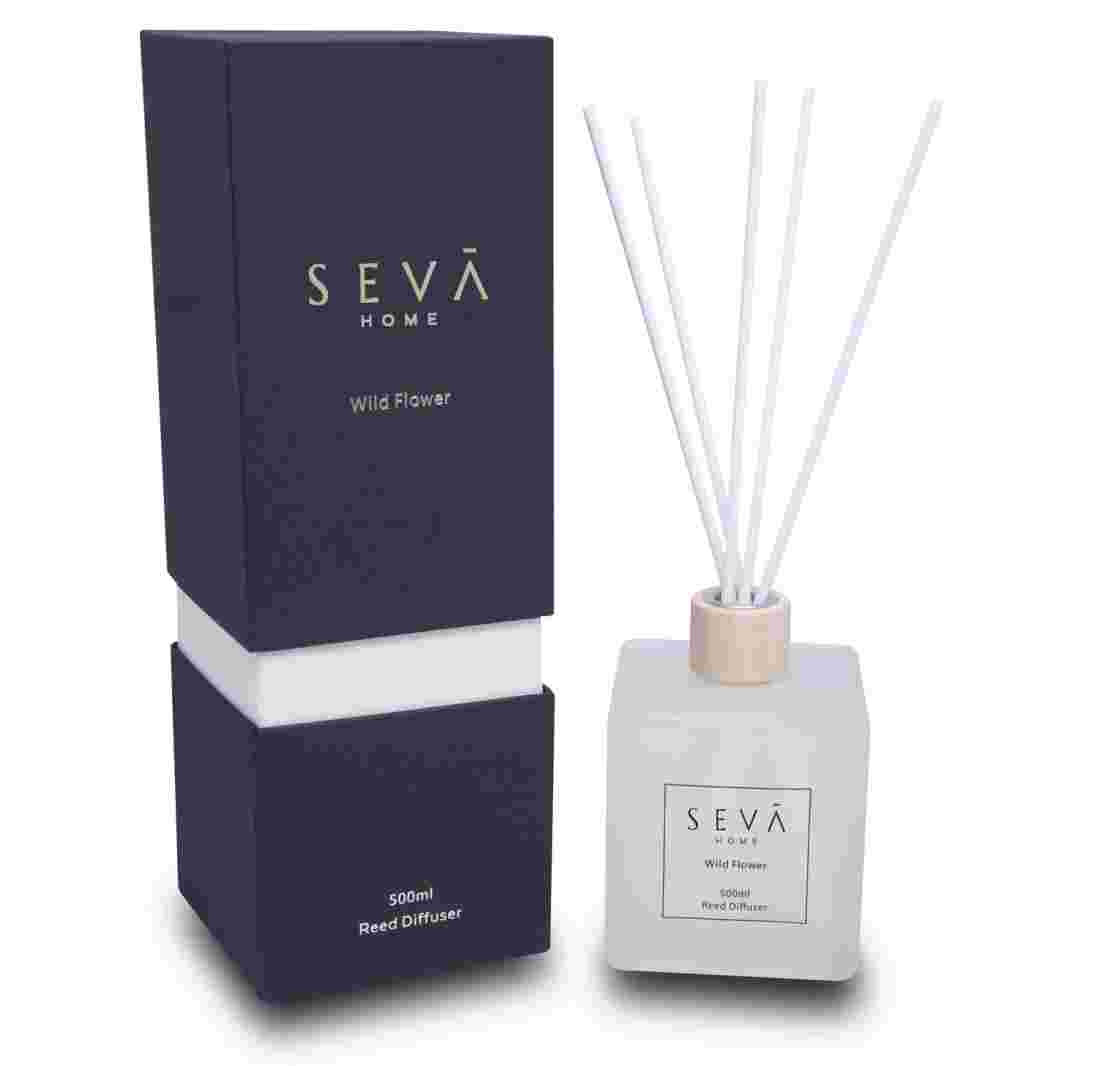 Wild Flower Reed Diffuser – 500ml | Floral Aromatic Room Fragrance