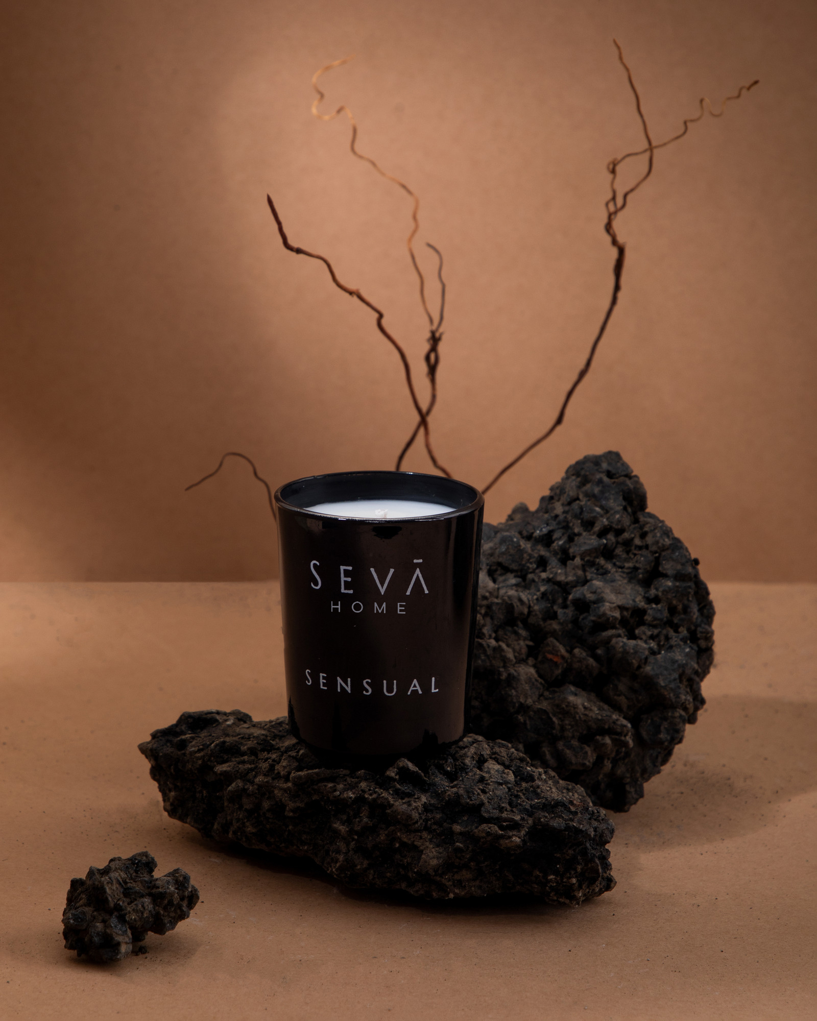 The Vibes – Sensual (Small) | Black Glass Candle for Intimate Ambiance & Passion