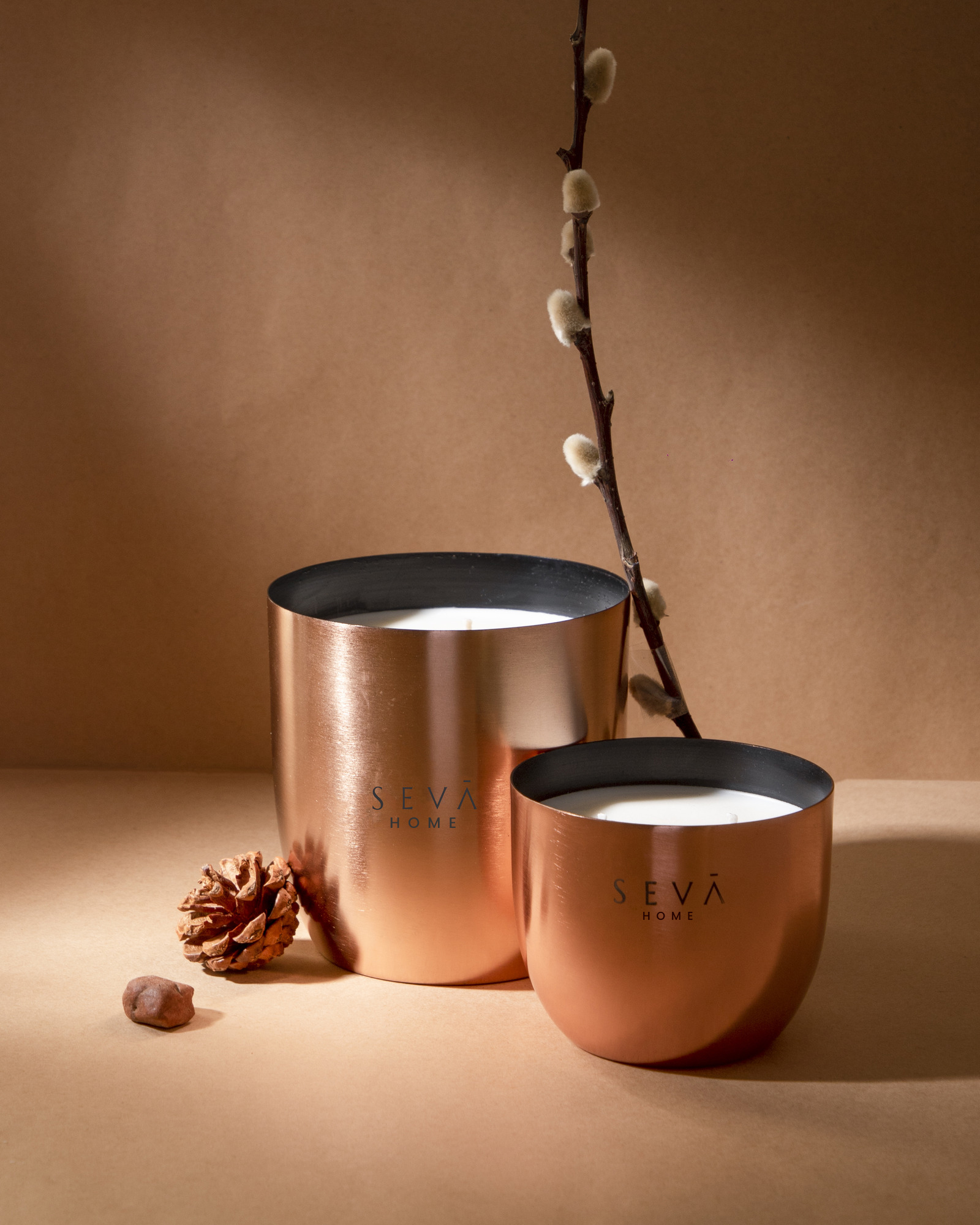 Heirloom Berries Scented Candle Set of 2 – Rose Gold Classic & Large