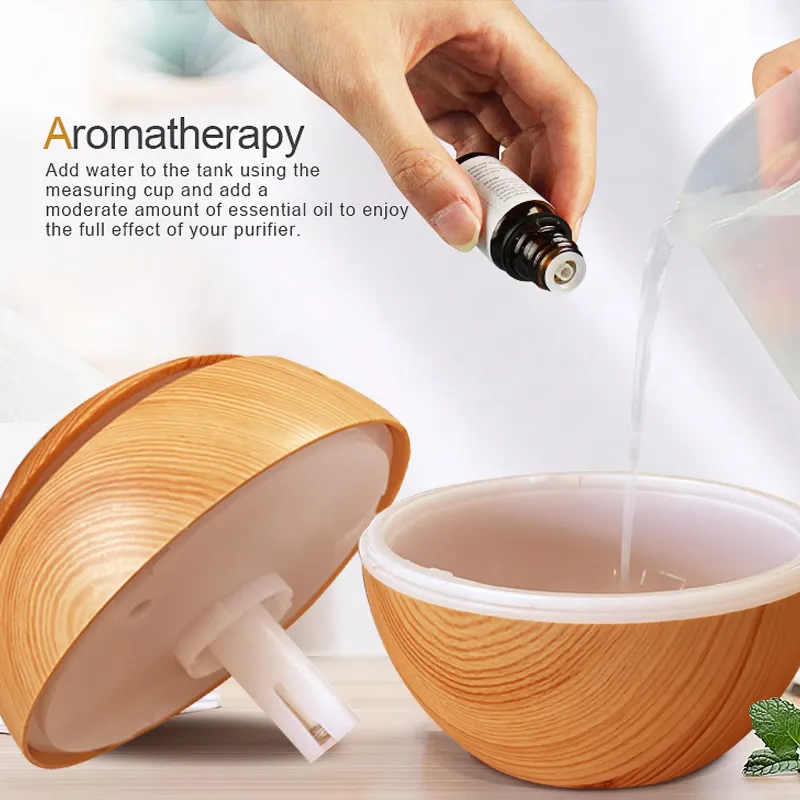 Ultrasonic Aroma Air Humidifier & Essential Oil Diffuser – Elevate Your Space with Serenity and Wellness