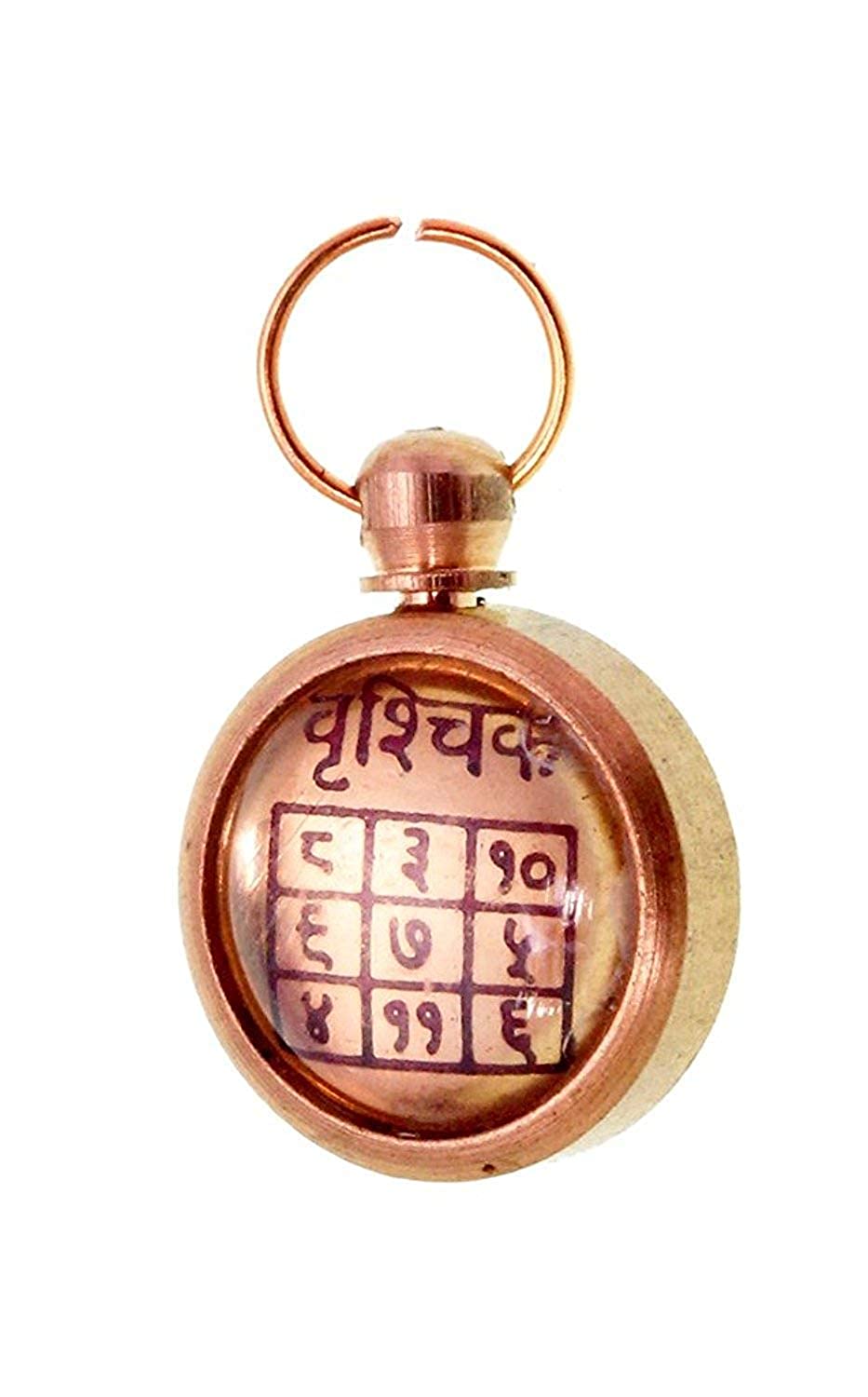 Vrishschika Rashi / Scorpio Zodiac Sign Pendant For Unisex(1x1.5x1 Cm