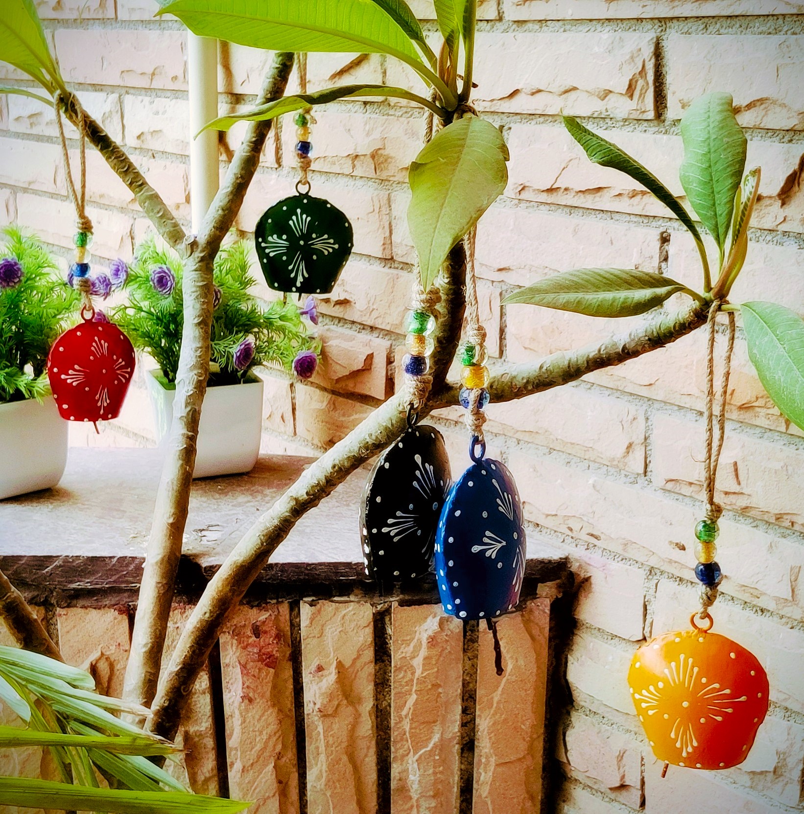 Colored Hanging Bell for Soothing Ambience