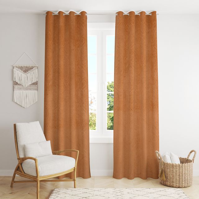 La Elite Room Darkening Polyester Window Curtains