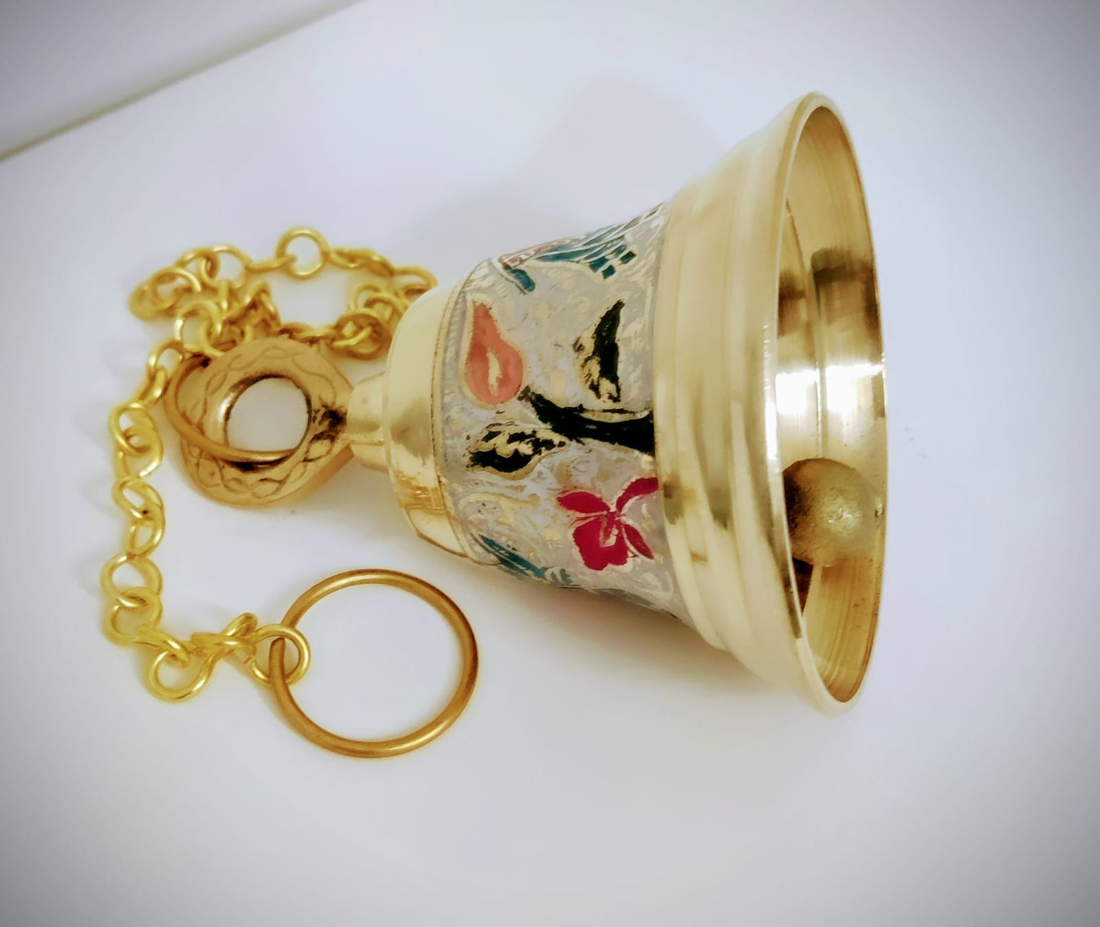 Golden Pooja Bell for Positive Vibrations
