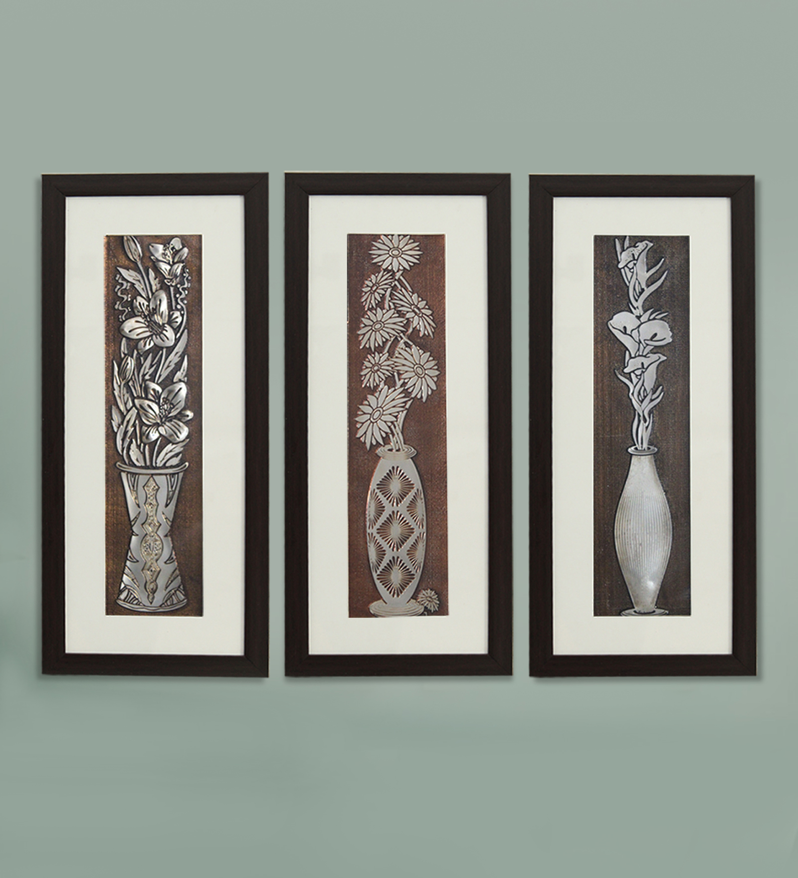 Georgia Flower Wall Painting Set Of 3