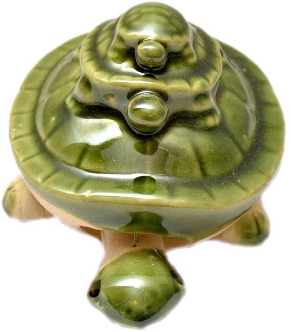 FengShui Ceramic Floating Tortoise Family.