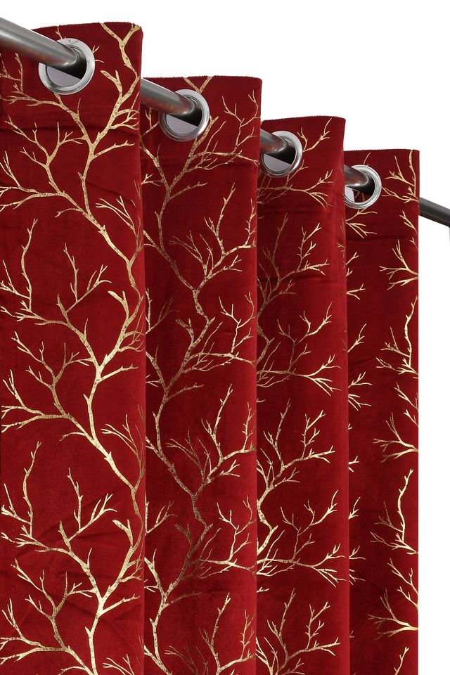 La Elite Room Darkening Polyester Window Curtains