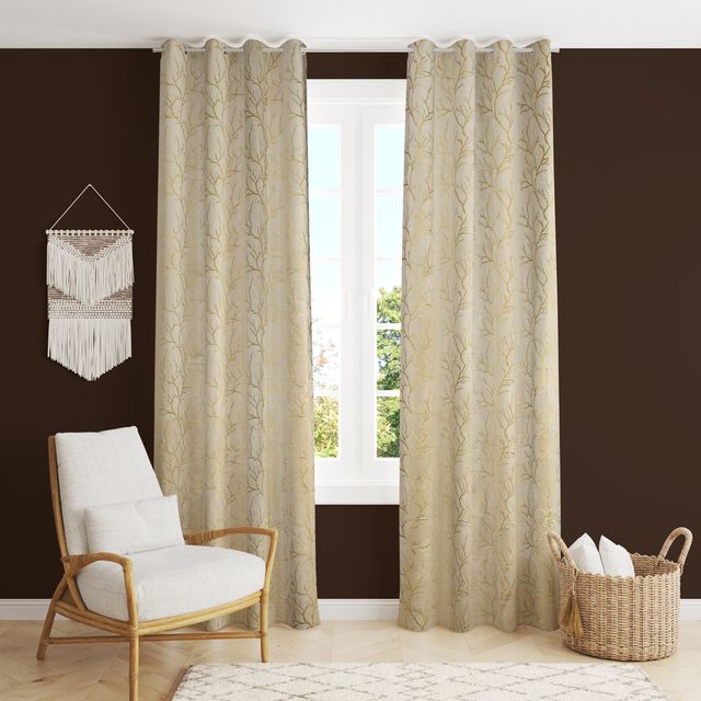 La Elite Room Darkening Polyester Window Curtains